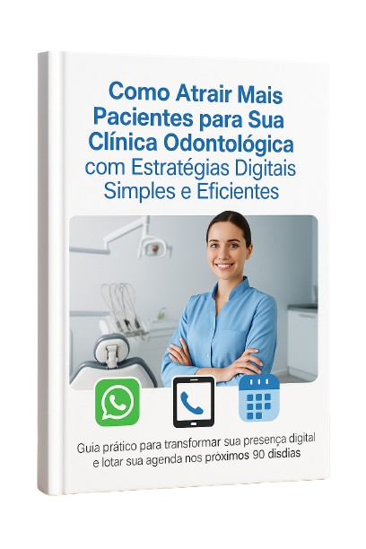 Mockup do eBook para Clínicas Odontológicas